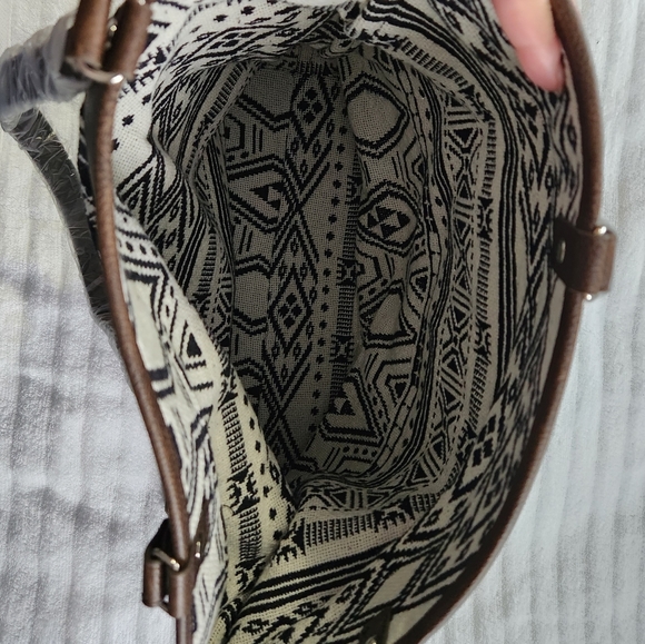 NWT thirty-one Bag. Black/Brown/Cream. - Picture 3 of 6